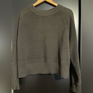FLX - Women's Ribbed Knit Sweater - Brown